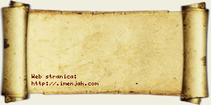 Una Stojaković vizit kartica